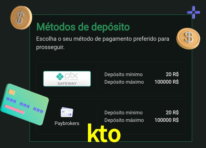 O cassino kto oferece uma grande variedade de métodos de pagamento